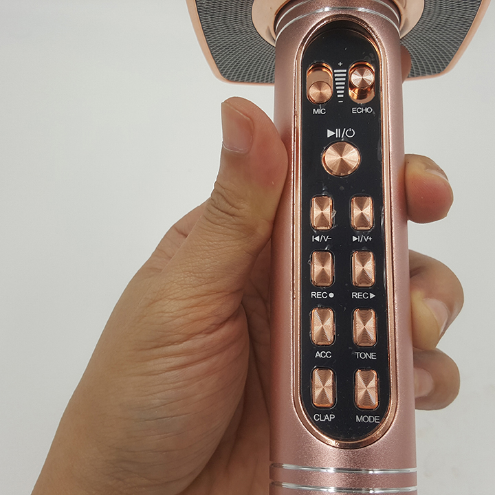 Micro bluetooth karaoke YS91 - Model mới chất âm trong