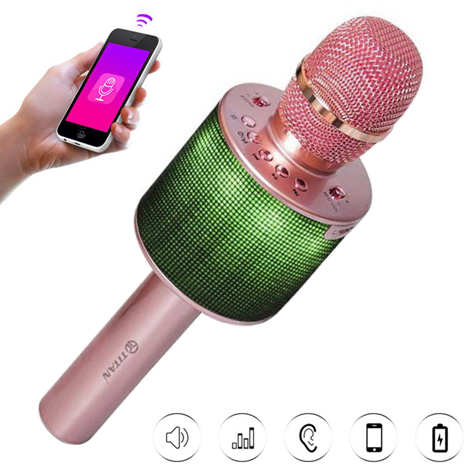 Micro bluetooth Titan M1 Original - Tự tách lời hát - Song ca 2 thiết bị - Bảo hành 12 Tháng