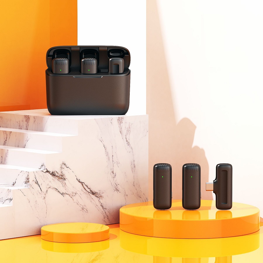 Bộ 2 Micrô cài áo không dây J13 cổng Type-C