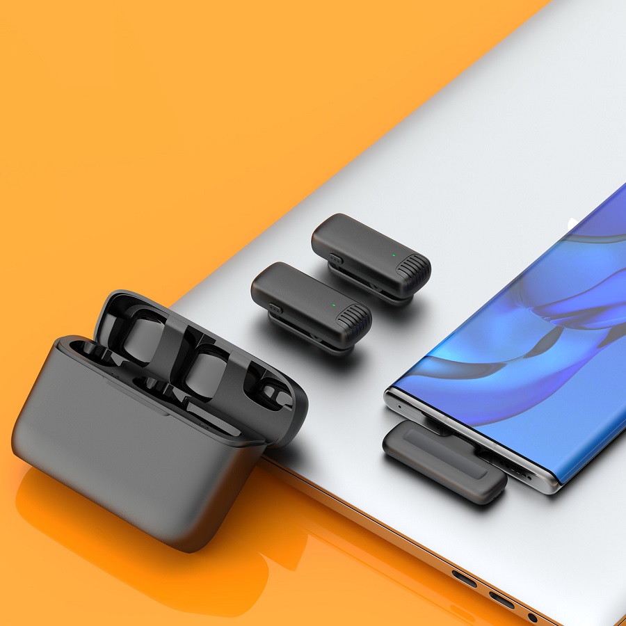 Bộ 2 Micrô cài áo không dây J13 cổng Type-C