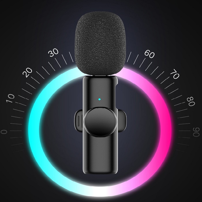 Bộ 2 Micro không dây k9 quay vlog Youtube video cho các dòng điện thoại