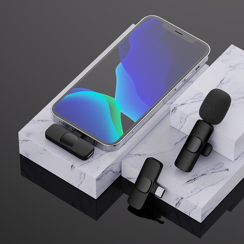 Bộ 2 Micro không dây k9 quay vlog Youtube video cho các dòng điện thoại