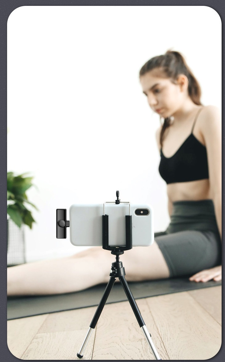 Bộ 2 Micro không dây k9 quay vlog Youtube video cho các dòng điện thoại