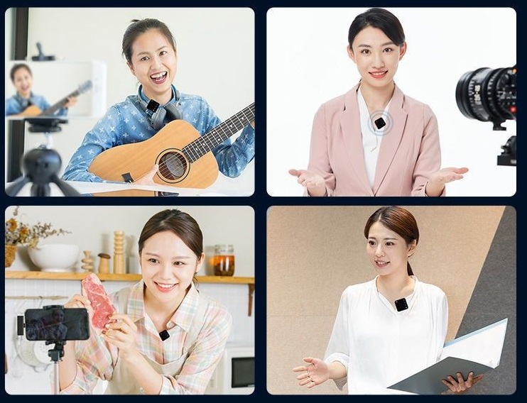 Mic cài cáo không dây Shengxing SX85 cổng Lightning