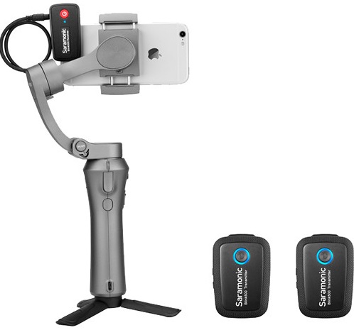 Micro Thu Âm Không Dây Saramonic BLINK 500 B2 Hỗ Trợ 2 Mic