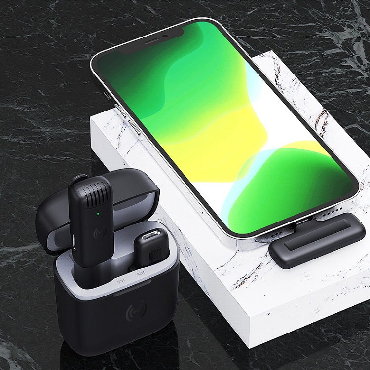 Micrô cài áo không dây J13 cổng iphone