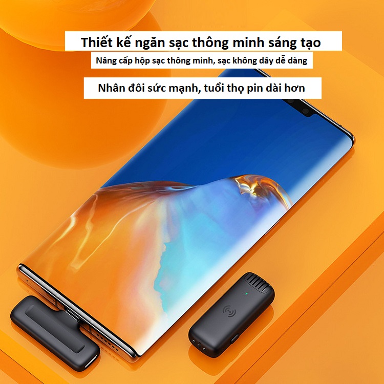 Micrô cài áo không dây J13 cổng iphone