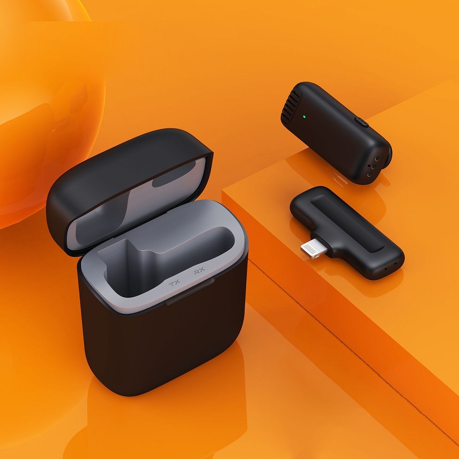 Micrô cài áo không dây J13 cổng iphone