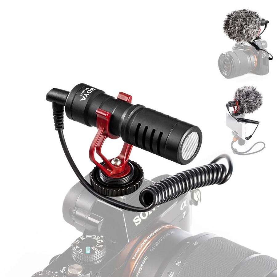 Micro thu âm gài áo Boya By MM1 cao cấp chính hãng