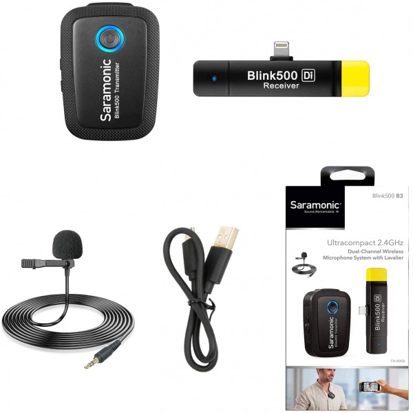 Micro Thu Âm Không Dây Saramonic BLINK 500 B3 Chính Hãng