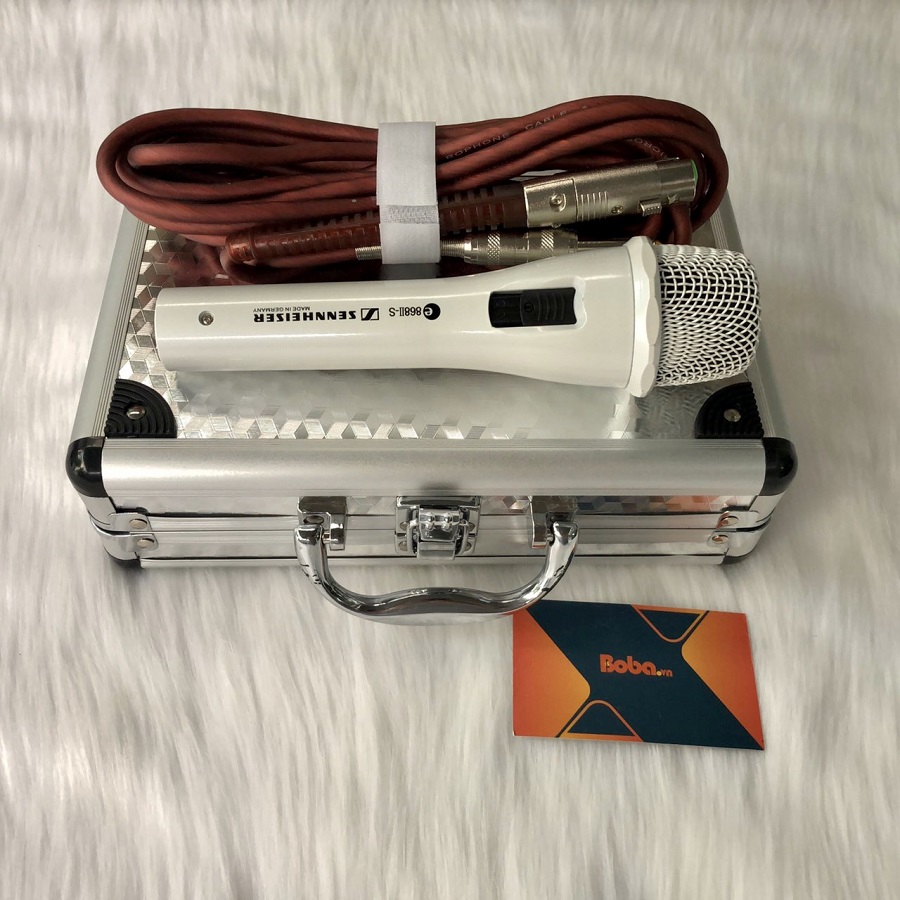 Mic karaoke sennheiser 868 hút âm chống hú cực tốt