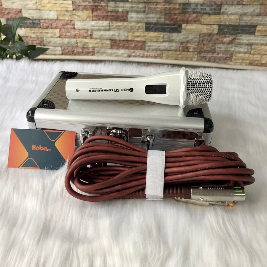 Mic karaoke sennheiser 868 hút âm chống hú cực tốt