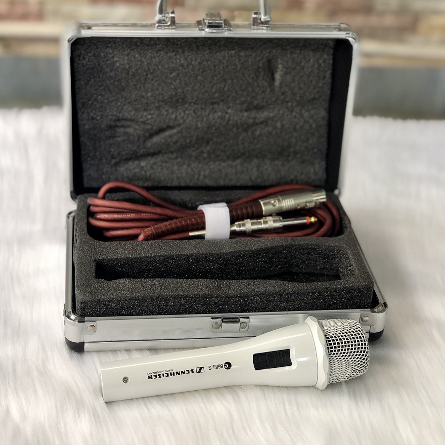 Mic karaoke sennheiser 868 hút âm chống hú cực tốt