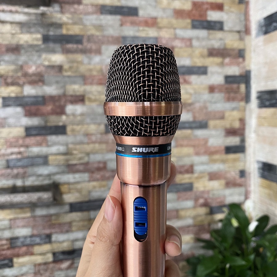 Micro có dây Shure GM-8.6 hát karaoke chính hãng