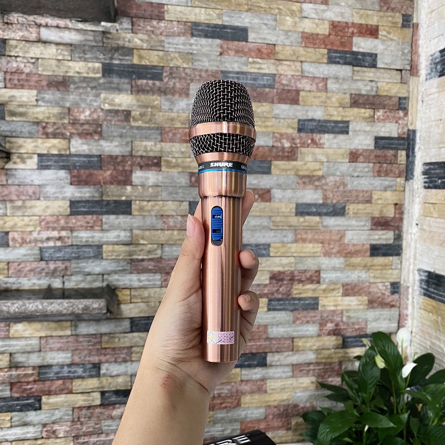 Micro có dây Shure GM-8.6 hát karaoke chính hãng