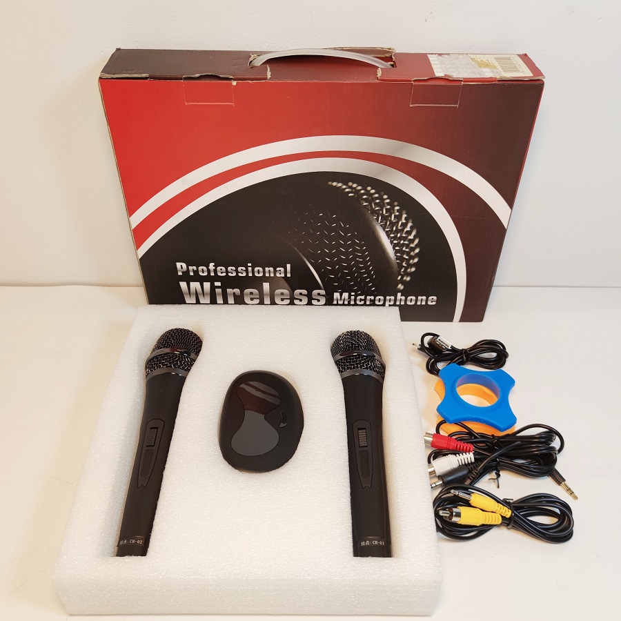 Bộ 2 micro karaoke không dây Professional Wireless - MU 108