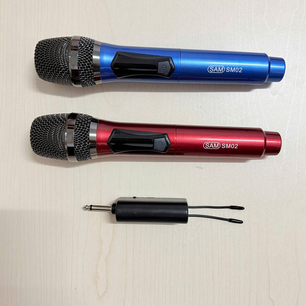 Micro Karaoke Không Dây SAM SM02 – Hát Hay Bắt Âm Nhạy Chống Hú Hiệu Quả