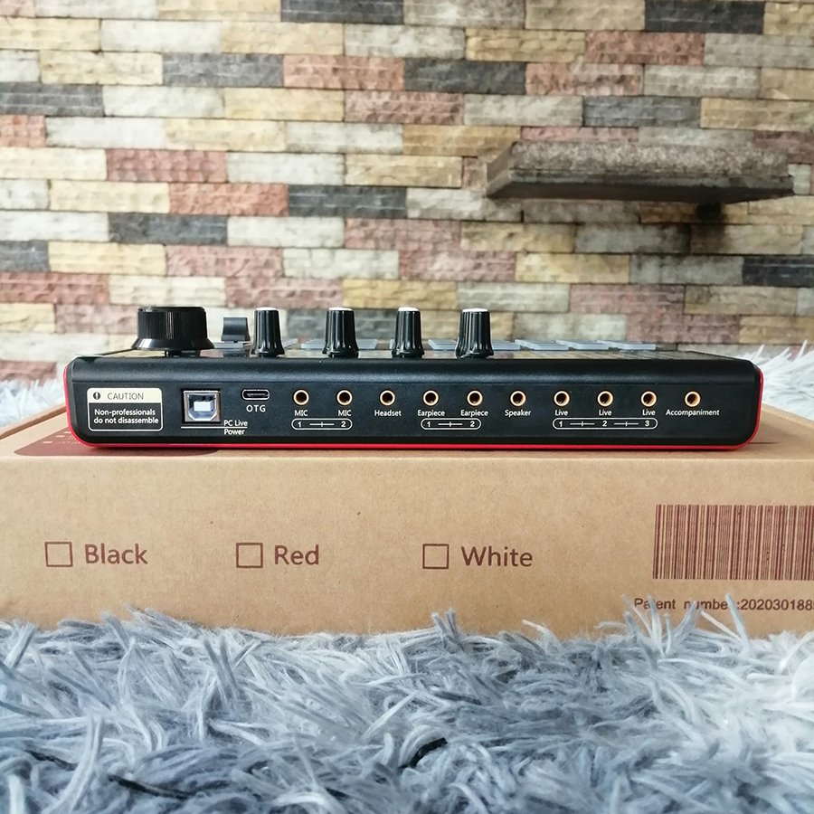 Combo Mic thu âm AT-249 và Soundcard K300 Tặng tai nghe và giá đỡ cho điện thoại