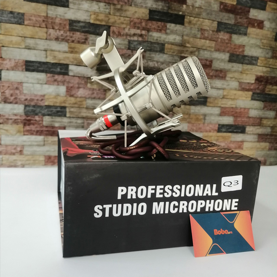 Mic thu âm Q3 mẫu mới 2022 hút âm tốt