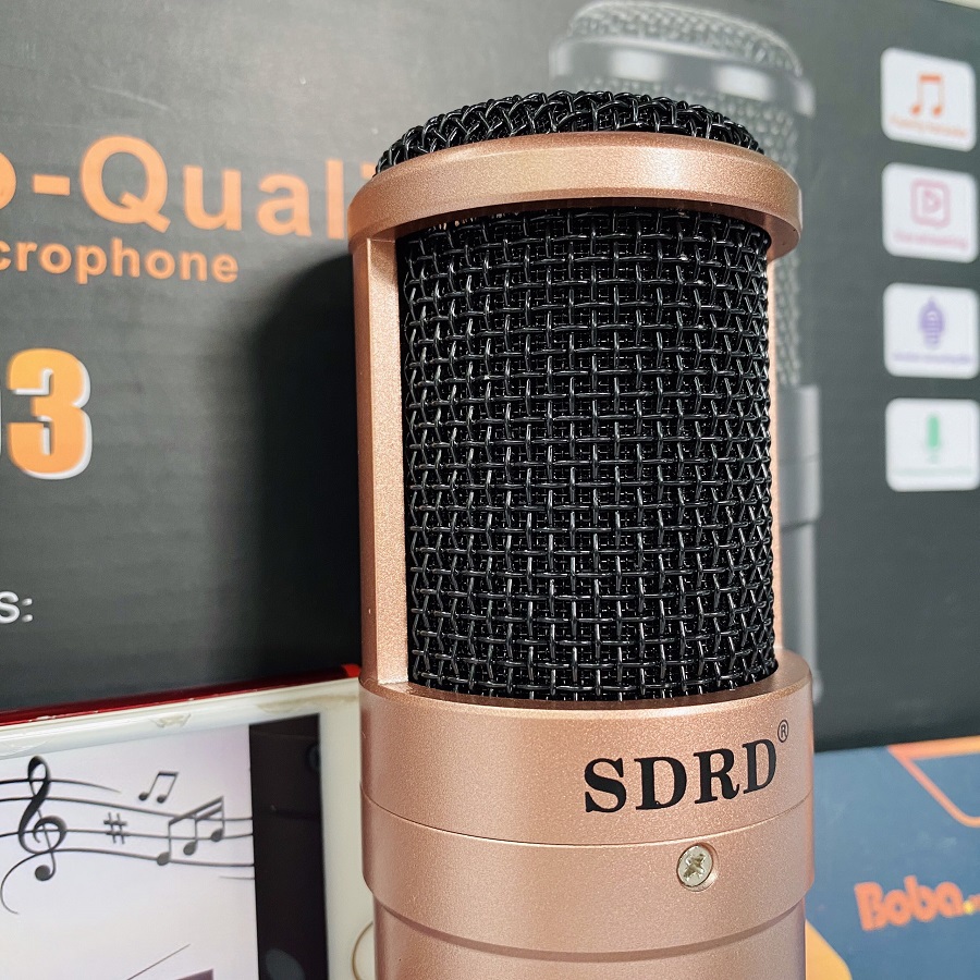 Mic thu âm Livestream SDRD SD-203 - Chuyên hát livestream Karaoke cực hay
