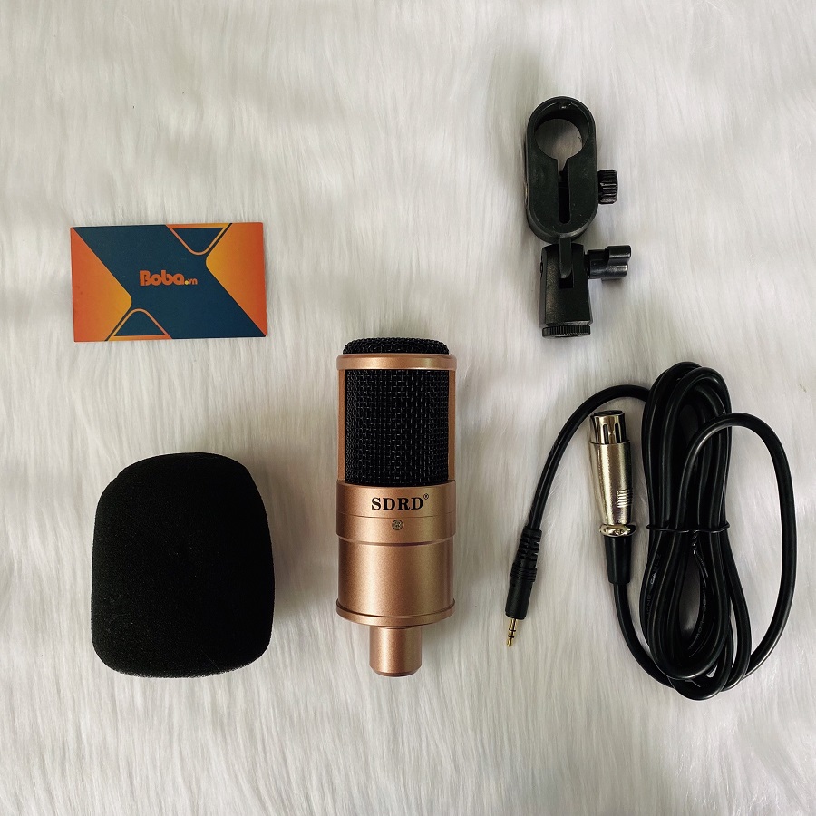 Mic thu âm Livestream SDRD SD-203 - Chuyên hát livestream Karaoke cực hay
