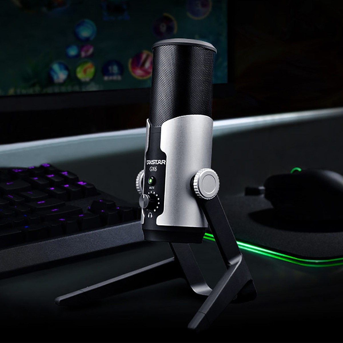 Micro thu âm cho Streamer Youtuber Takstar GX6 -  Cổng USB chuyên Gaming