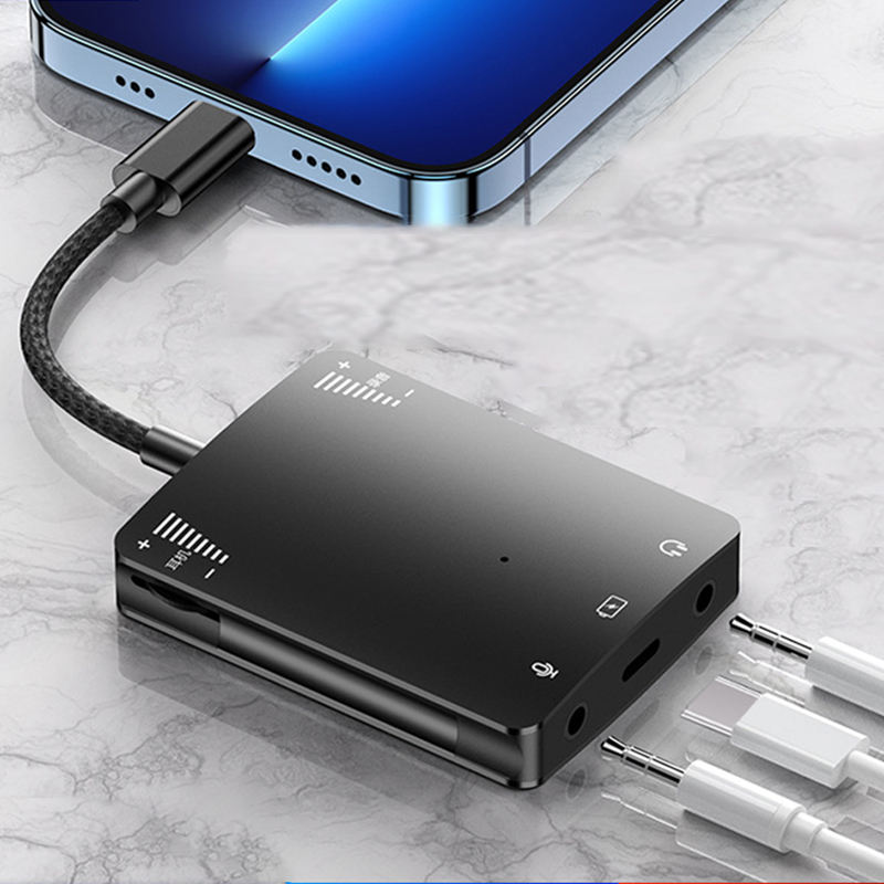 Bộ Chuyển Đổi Âm Thanh Livestream Type-C & PK 2 Chiều – Âm Rõ Chống Nhiễu Chất Lượng Cao