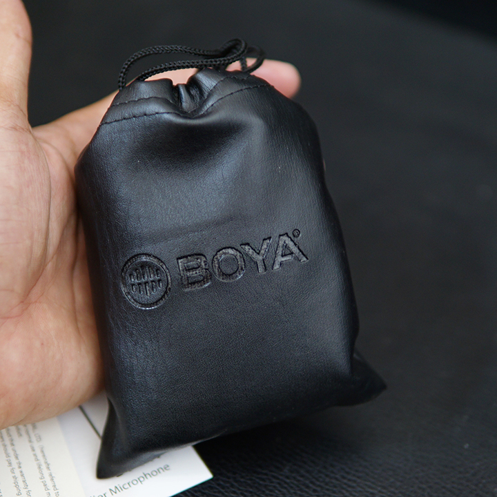 Mic cài áo Boya By M1 - hỗ trợ lắp trên mobile và máy ảnh DSLR