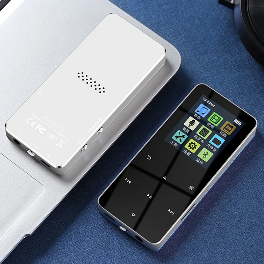 Máy Nghe Nhạc D02 màn hình cảm ứng bộ nhớ trong 16G màu bạc