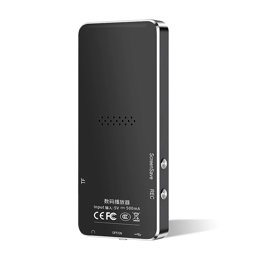 Máy Nghe Nhạc D02 nhớ trong 16G nhạc Mp3 Mp4 lossless màu đen