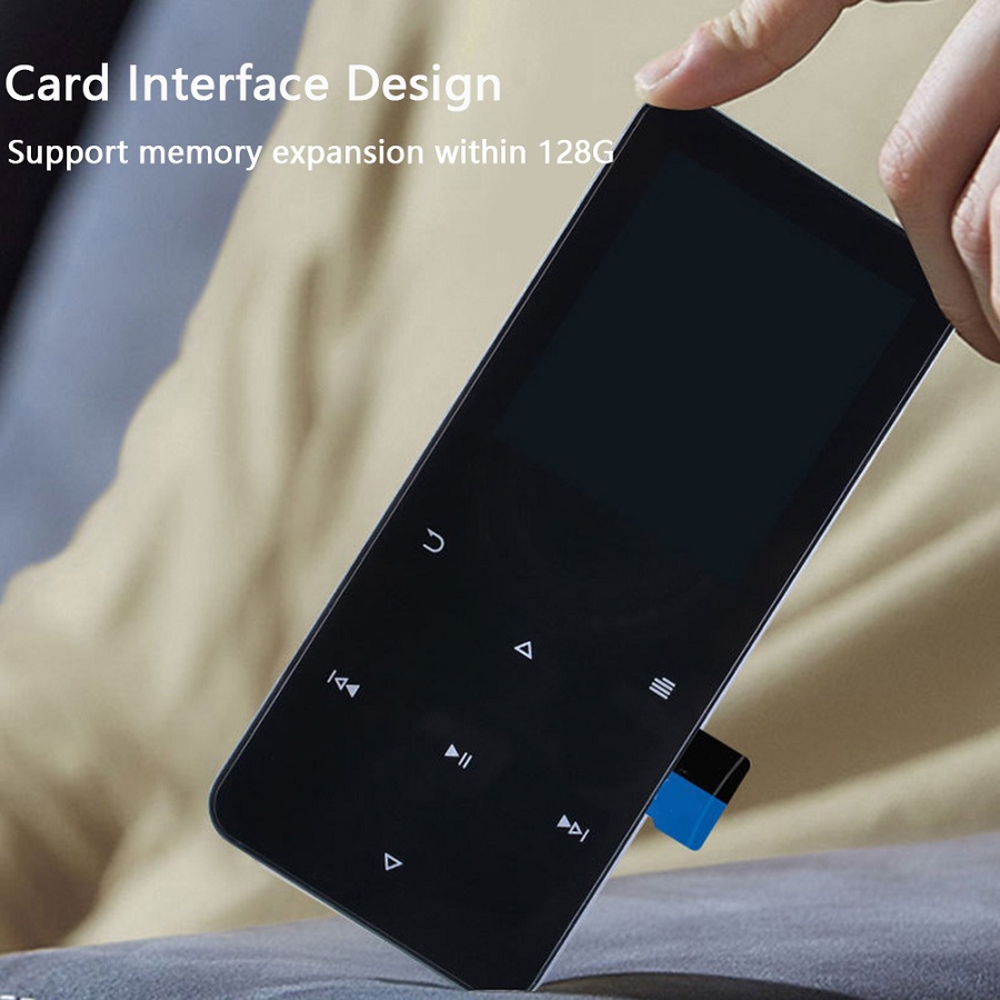 Máy Nghe Nhạc D02 nhớ trong 16G nhạc Mp3 Mp4 lossless màu đen