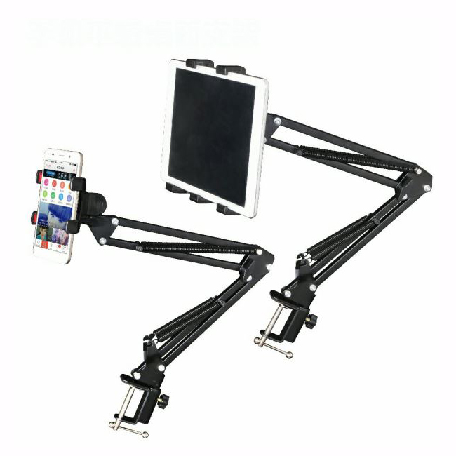 Chân kẹp bàn gắn ipad hoặc điện thoại Livestream N46