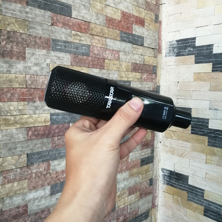 Bộ mic thu âm PC- K850 và Mixer M4 plus TẶNG KÈM Tai Nghe và Giá đỡ cho điện thoại