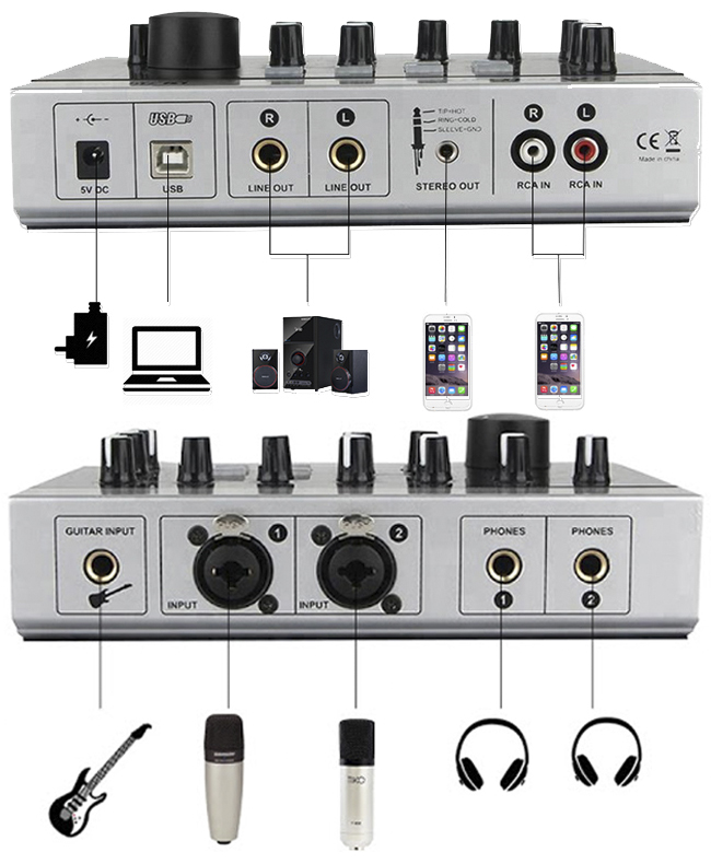 Bộ micro chuyên nghiệp phòng thu PC K600 Alctron U16K MK3