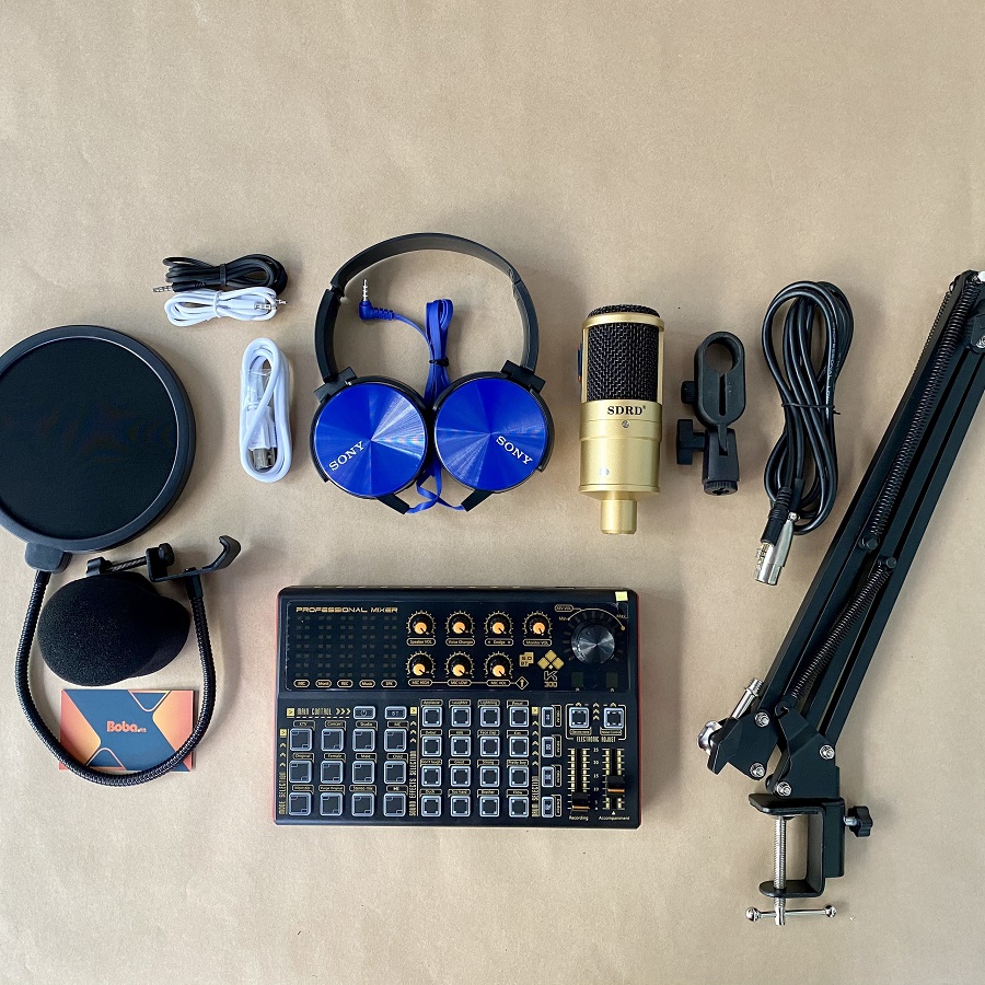 Trọn bộ thu âm cao cấp tại nhà SD 203 cùng Soundcard sk300