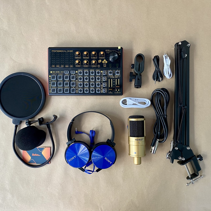 Trọn bộ thu âm cao cấp tại nhà SD 203 cùng Soundcard sk300