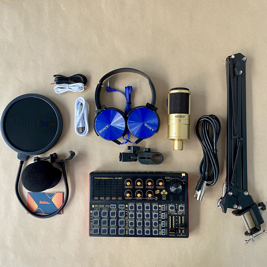 Trọn bộ thu âm cao cấp tại nhà SD 203 cùng Soundcard sk300