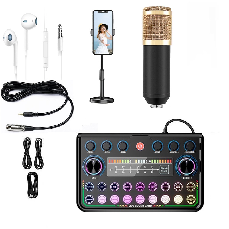 Combo Mic BM900 Và Soundcard P99 Thu Âm – Giải Pháp Livestream Hát Karaoke Podcast Giá Tốt