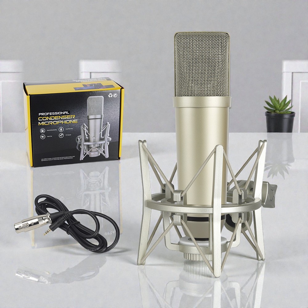 Combo Mic Thu Âm Chuyên Nghiệp Soundcard P99 Và Mic U87 – Âm Thanh Chuẩn Studio Tại Nhà