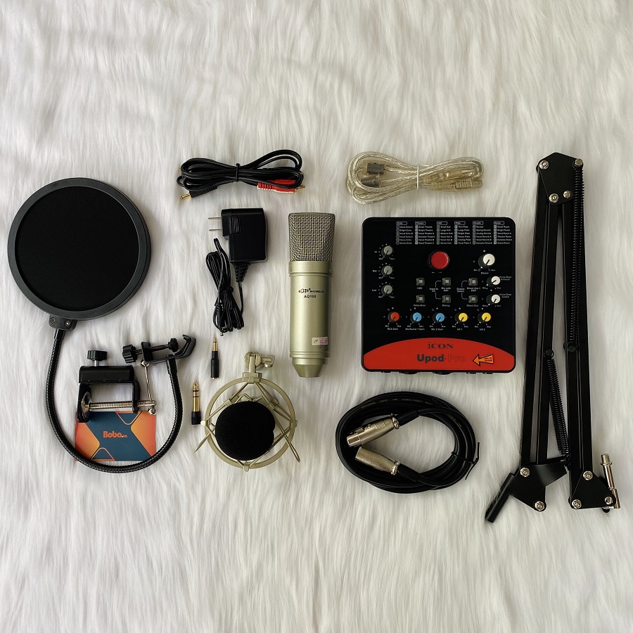 Combo thu âm chuyên nghiệp AQT AQ-100 kết hợp Icon pro