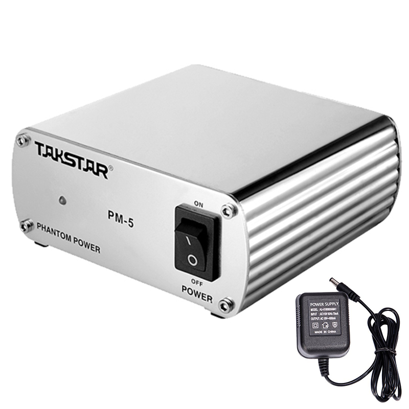 Nguồn micro thu âm 48V Tasktar PM - 5 chính hãng bảo hành 12 tháng