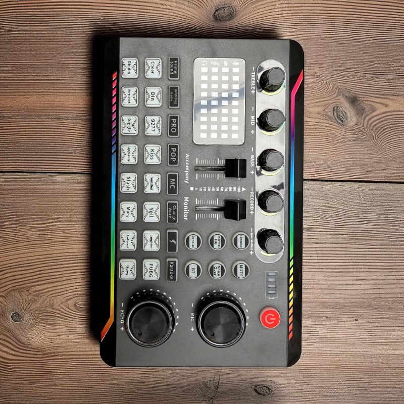 Bộ Sound Card Thu âm F998 Bluetooth Có AutoTune Chất Lượng Cao