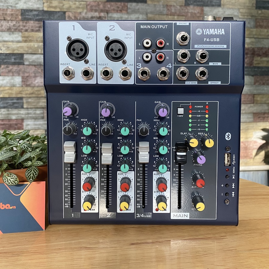 Bộ trộn âm thanh Mixer Yamaha F4-USB