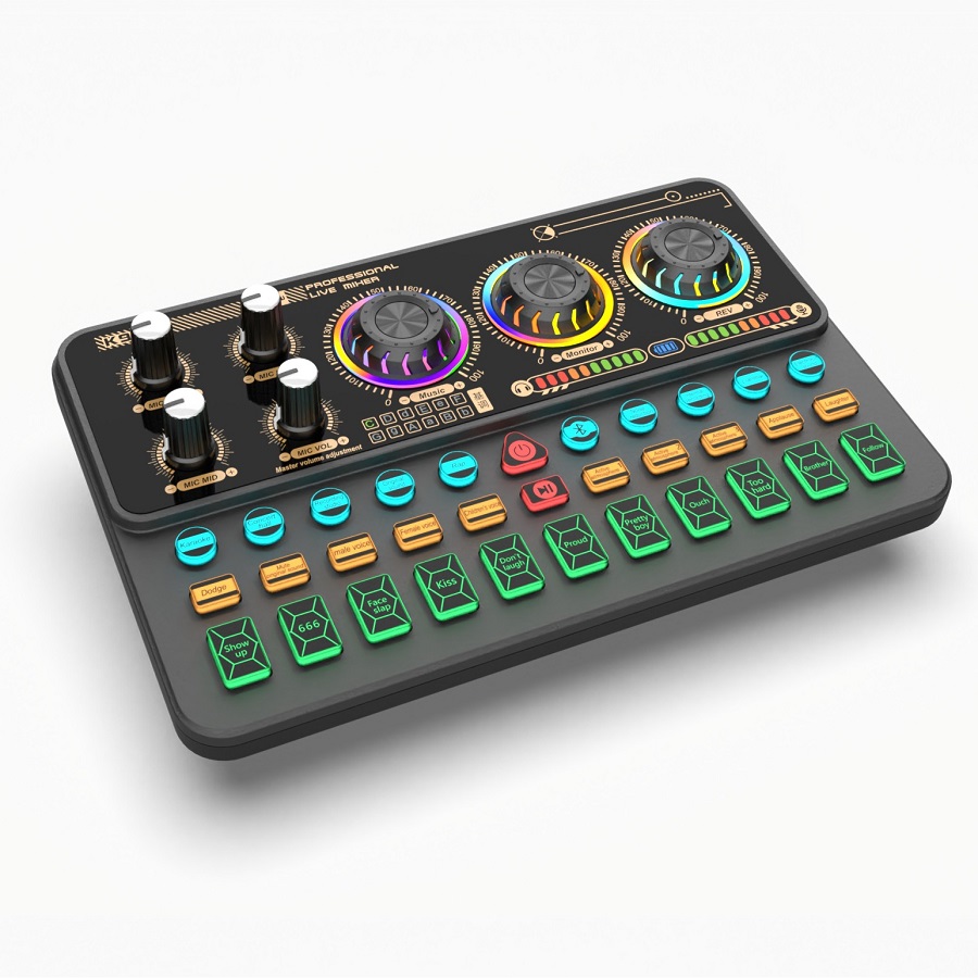 Sound Card thu âm K900 mẫu 2023 chuyên thu âm Livestream Tiktok Bigo