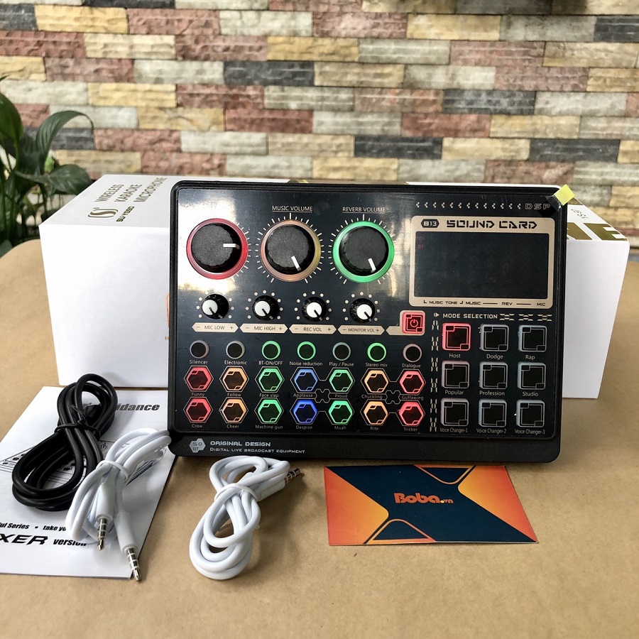 Sound card thu âm X6 plus phiên bản 2021