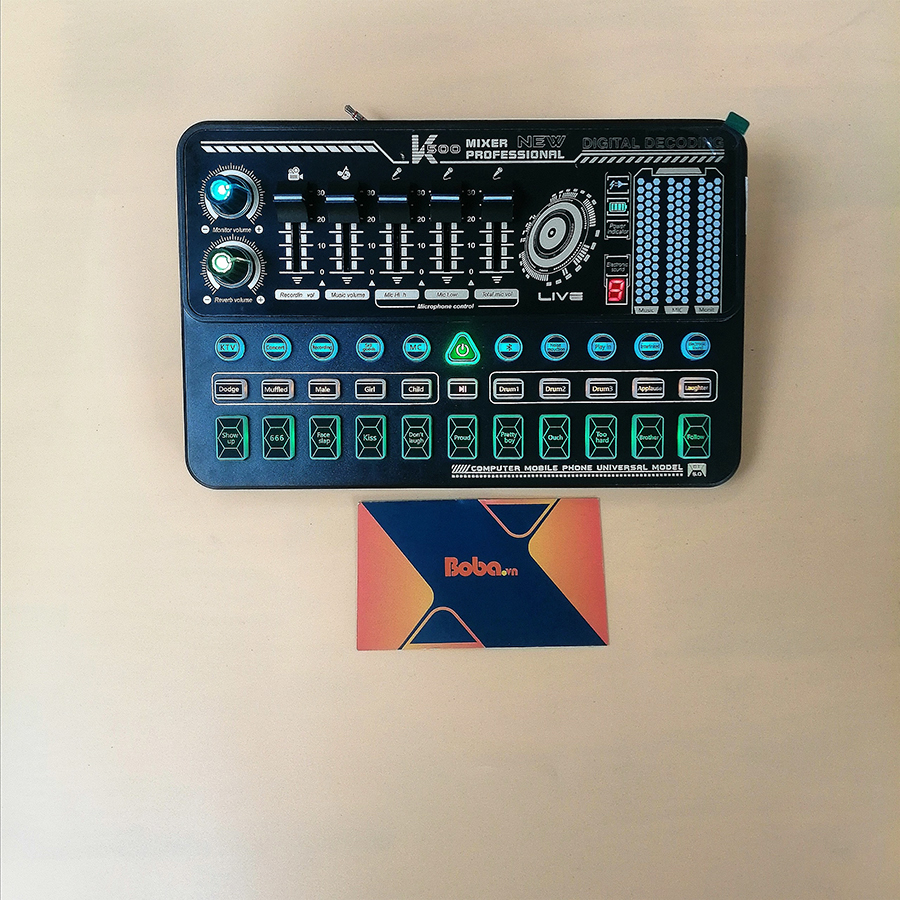 Soundcard thu âm livestream K500