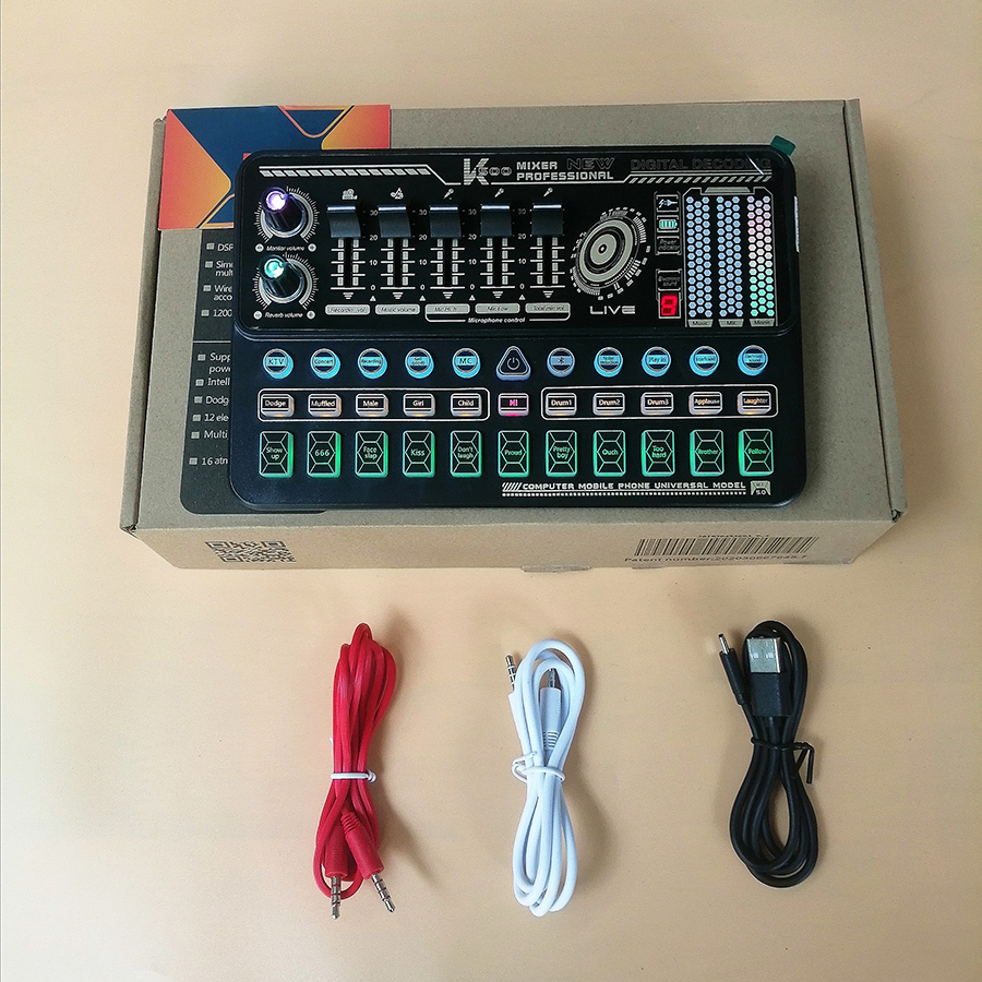 Soundcard thu âm livestream K500