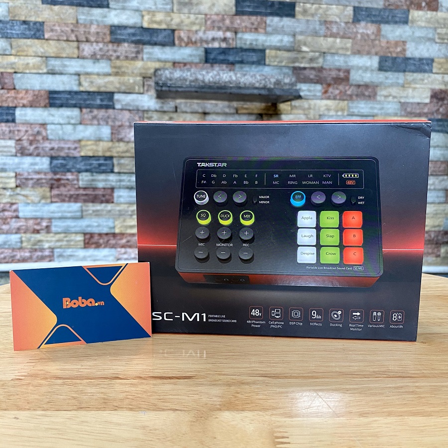 Soundcard livestream Takstar SCM1