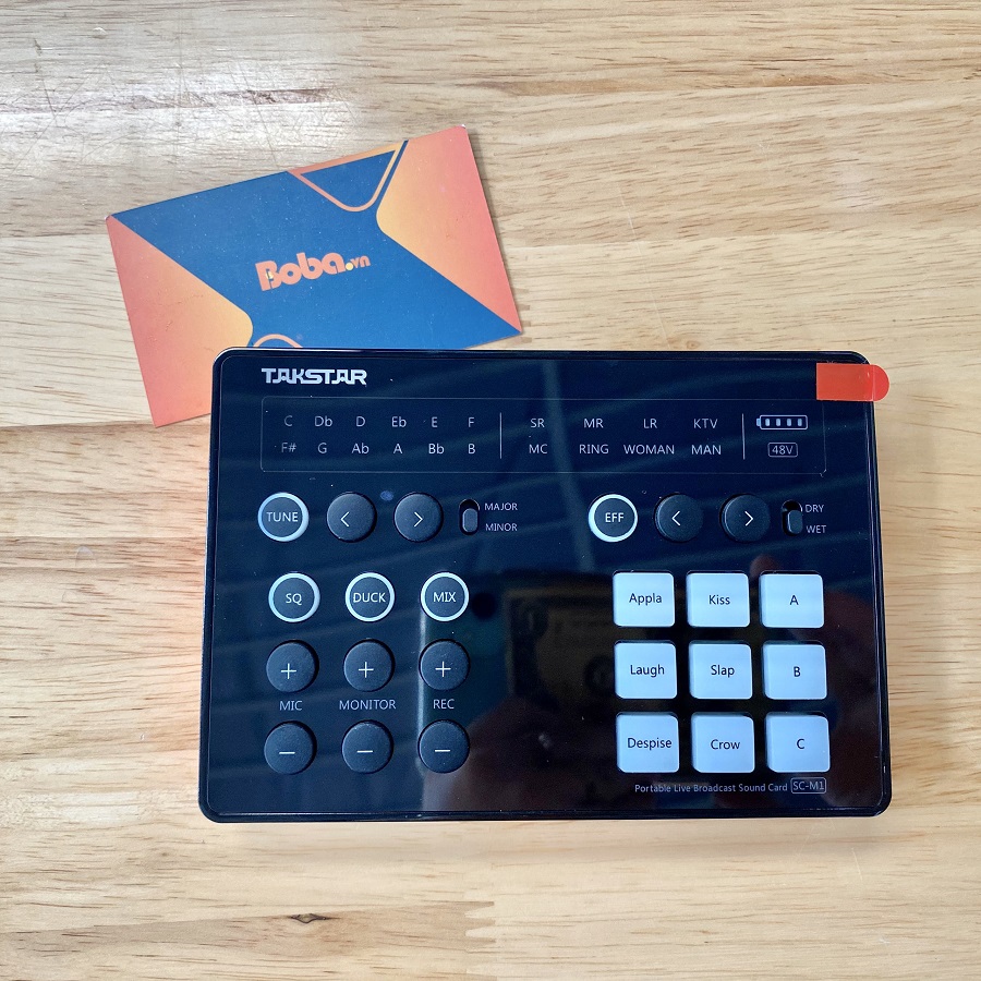 Soundcard livestream Takstar SCM1