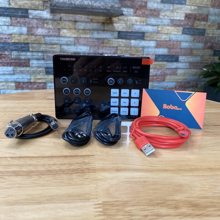 Soundcard livestream Takstar SCM1